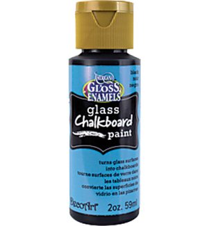 glass chalkboard
